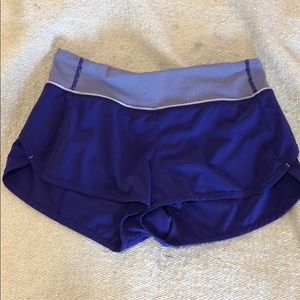 Lulu lemon speed shorts size 4